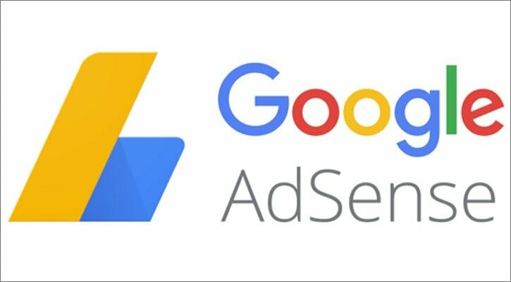 A logo representing a Google AdSense error.