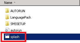 1 Splash screen for the System Center Configuration Manager 2012 SP1 installer