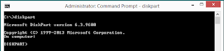 2 2 Diskpart utility launched in Command Prompt