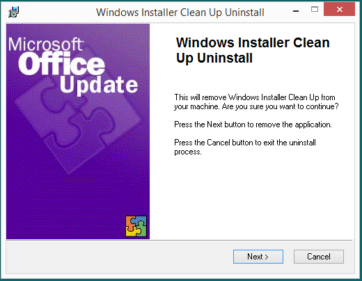 1 3 The Windows Install Cleanup Tool setup wizard