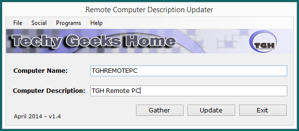 5 2 The remote computer description returned after authentication