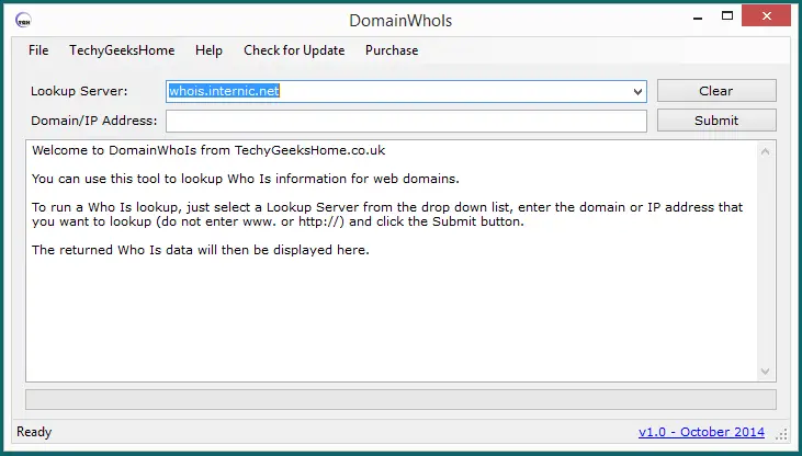 DomainWhoIs - Domain Who Is Lookup Tool 1