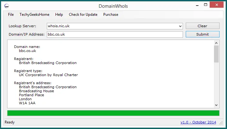 DomainWhoIs - Domain Who Is Lookup Tool 2