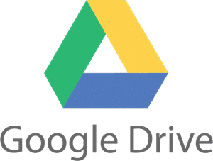 Logo of Google Drive Proxy featuring a stylized, multicolored triangle with the words "Google Drive Proxy" beside it, using Google's signature font and color scheme.