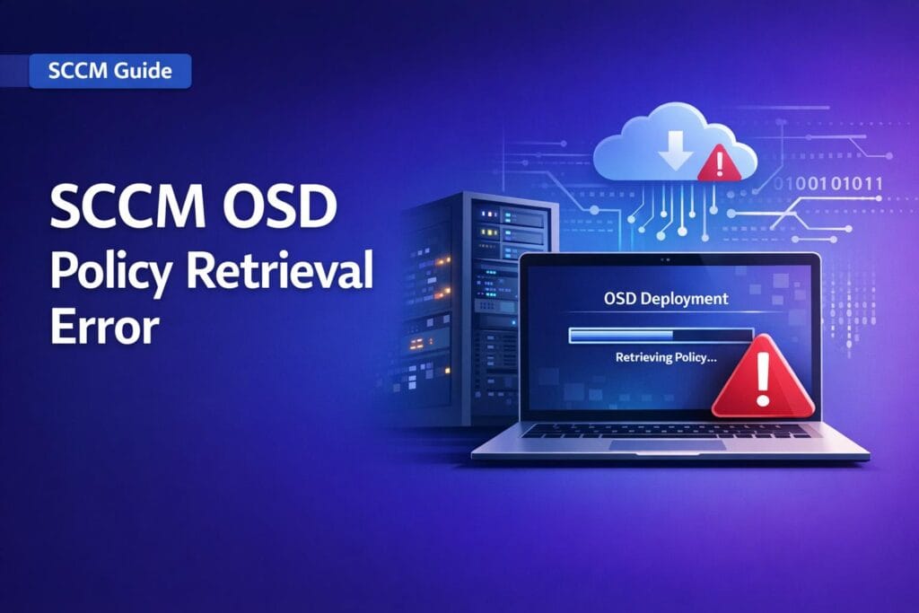 SCCM OSD Policy Retrieval Error