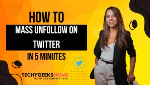 How to mass unfollow on Twitter