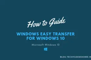 Windows Easy Transfer with Windows Icon dark green background
