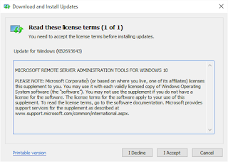 RSAT v1.2 standalone installer - step 2 screenshot
