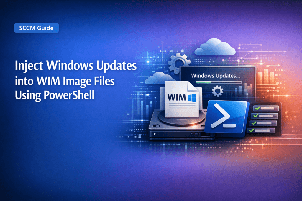Inject Windows Updates into WIM Image Files Using PowerShell