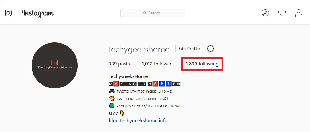 Instagram Mass Unfollow Profile Followers