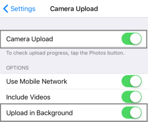 Auto Upload iOS Photos to OneDrive 4