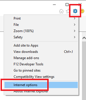 Internet Explorer Settings