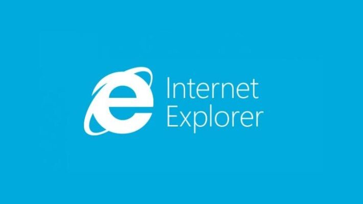 Internet Explorer Blue and White logo