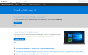 Download Windows 10 Update