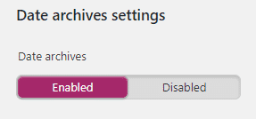 Yoast SEO Archive Dates Enabled