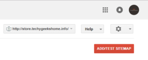 Google Search Console Add or Test Sitemap
