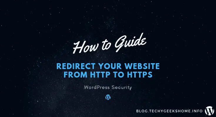 Redirect your website from HTTP to HTTPS