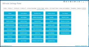 Ultimate Settings Panel Control Panel