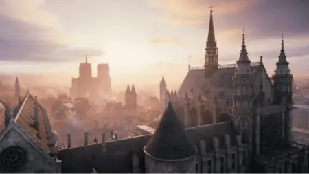 Assassins Creed Unity Notre Dame SideView
