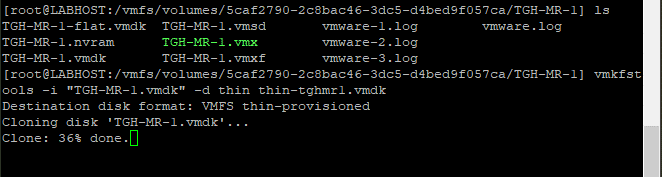 Convert VMWare Disk from Thick to Thin Provisioned 1