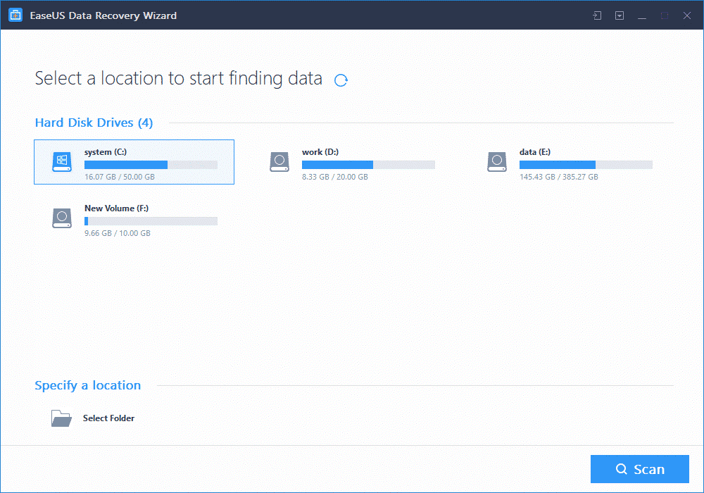 Data Recovery Software Scan Process