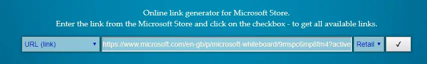 Paste Microsoft Appx URL into Textbox