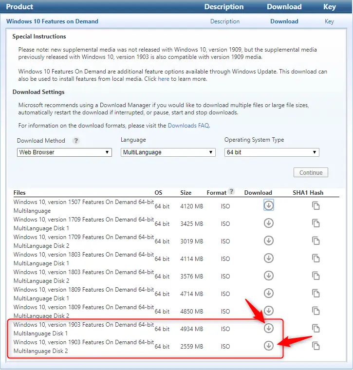 Microsoft VLSC - Features on Demand