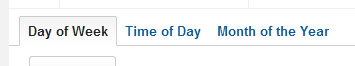 8 The Time of Day and Month of the Year tabs on the custom report