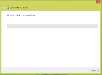 Windows 8 Features Downloading