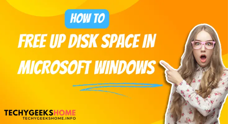 free up disk space in windows