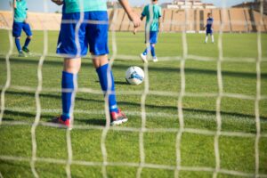 kids playing soccer