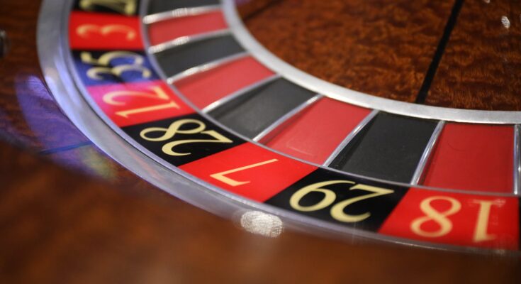 close up shot of a roulette