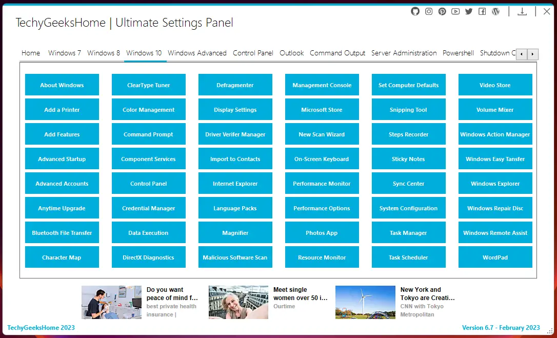 Ultimate Settings Panel – Version 5.9 Released