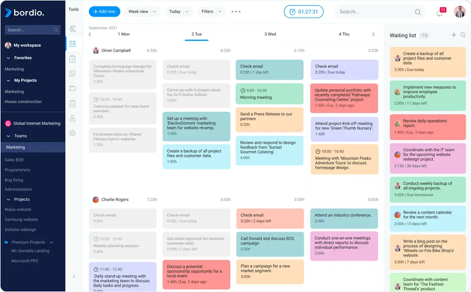 Bordio - the best project management tool
