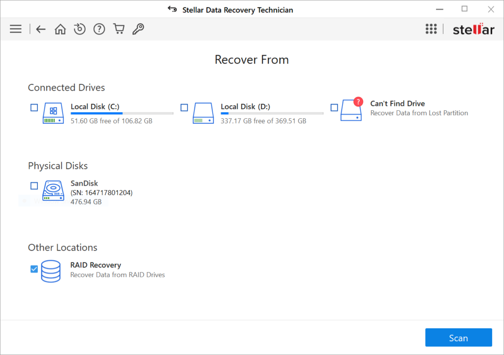 An Introduction to RAID Data Recovery with Stellar Data Recovery Technician 3