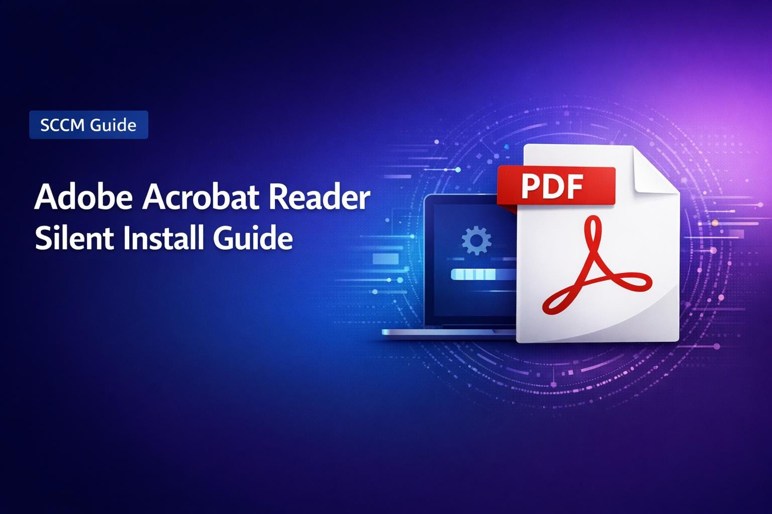 Adobe Acrobat Reader silent installation guide for SCCM Intune and Group Policy deployment 2026
