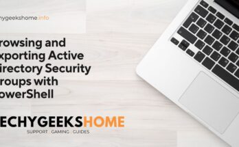Browsing and Exporting Active Directory Security Groups with PowerShell