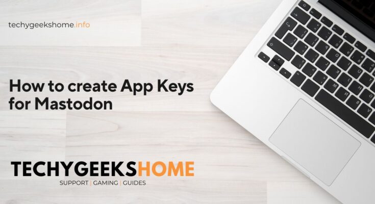 How to create App Keys for Mastodon