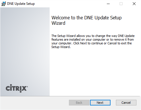 Windows Fixup for DNE Wizard