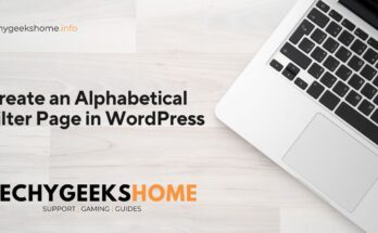 Create an Alphabetical Filter Page in WordPress