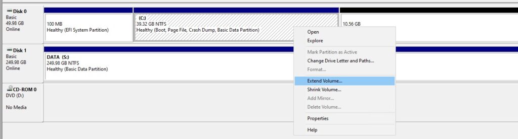 How to Extend a Virtual Hard Drive with a Recovery Partition in the Way 6