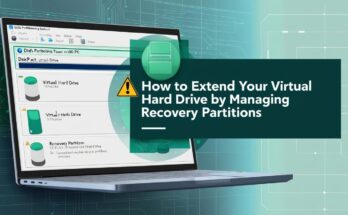 How to Extend a Virtual Hard Drive with a Recovery Partition in the Way 1