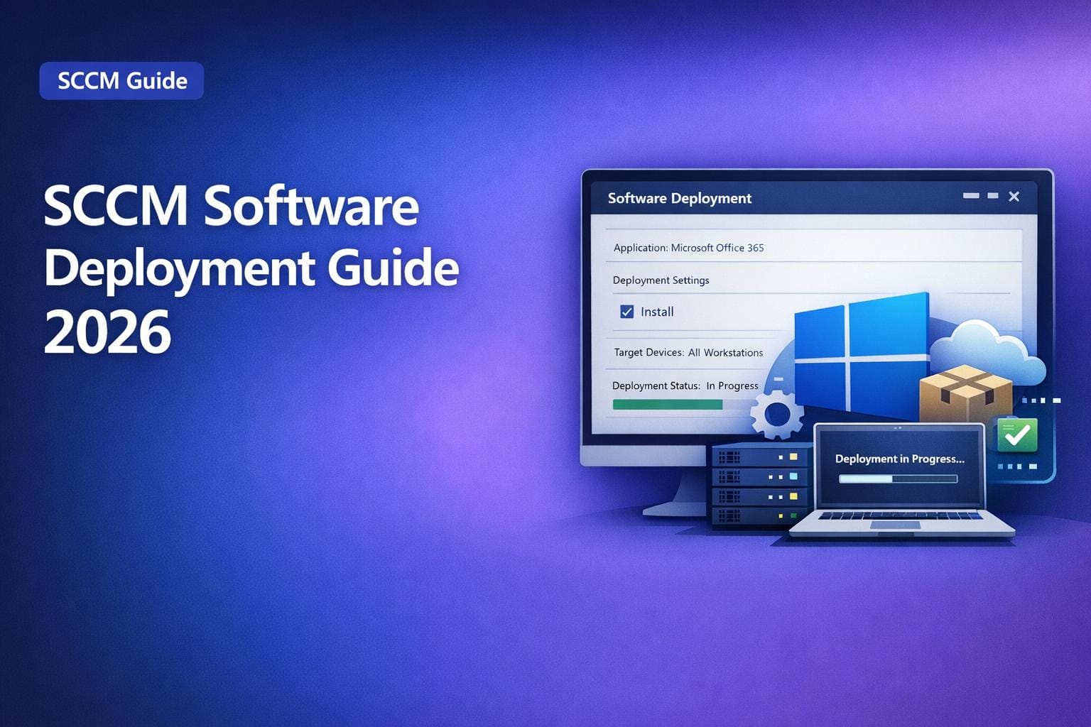 SCCM software deployment complete step by step guide for ConfigMgr 2026 SCCM software deployment complete step by step guide for ConfigMgr 2026
