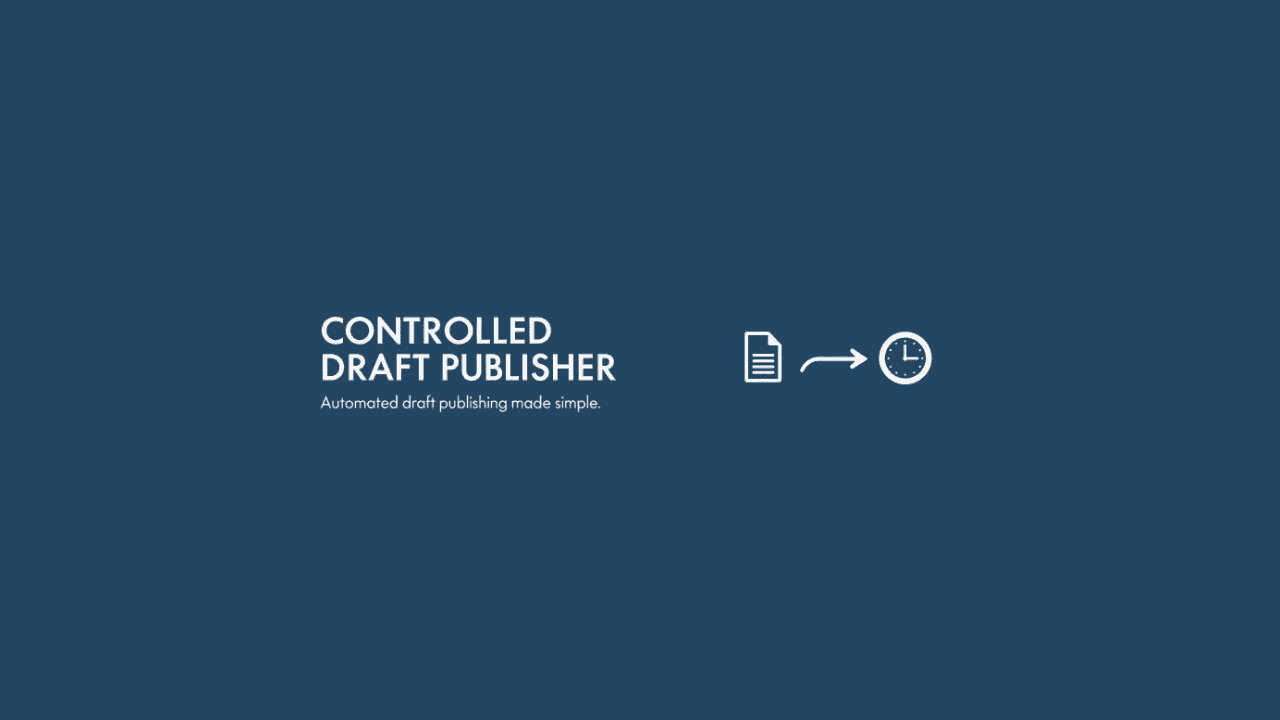 Controlled Draft Publisher