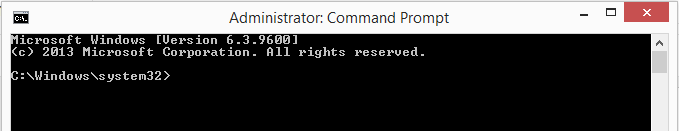 3 Elevated Command Prompt window