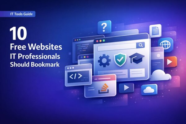 10 free websites every IT professional should bookmark in 2026 including privacy tools and productivity sites