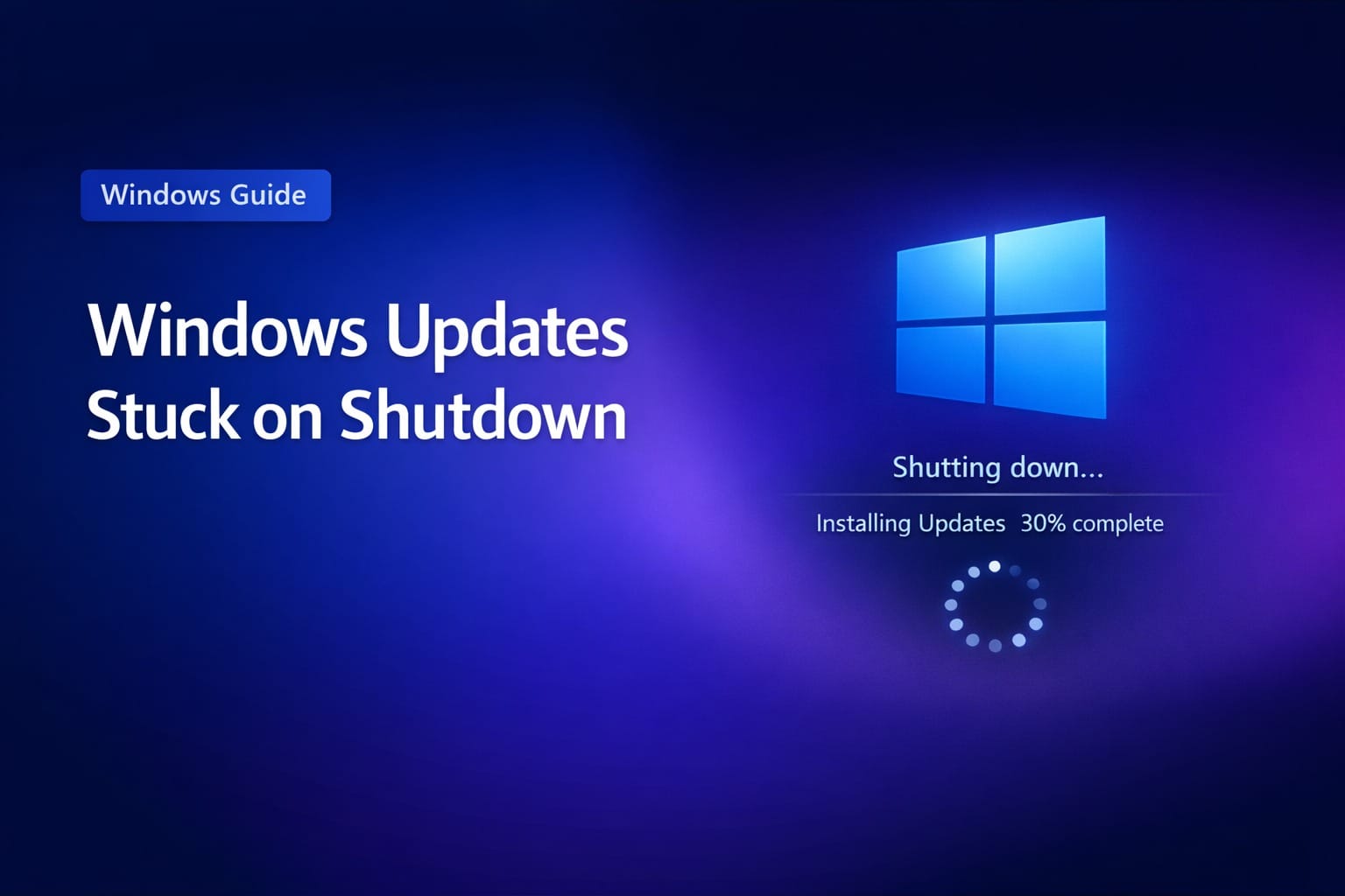 Windows Updates Shutdown