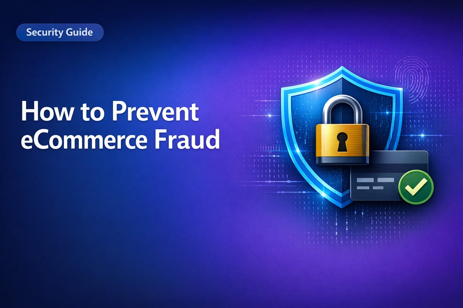 How to prevent eCommerce fraud including stolen credit cards, card testing and account takeover