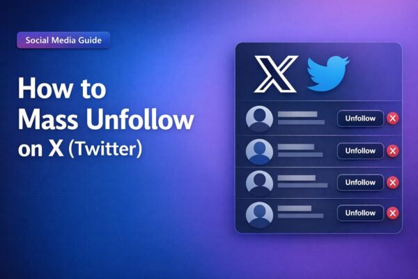 How to mass unfollow on X Twitter in 2026 using free browser scripts and Chrome extensions