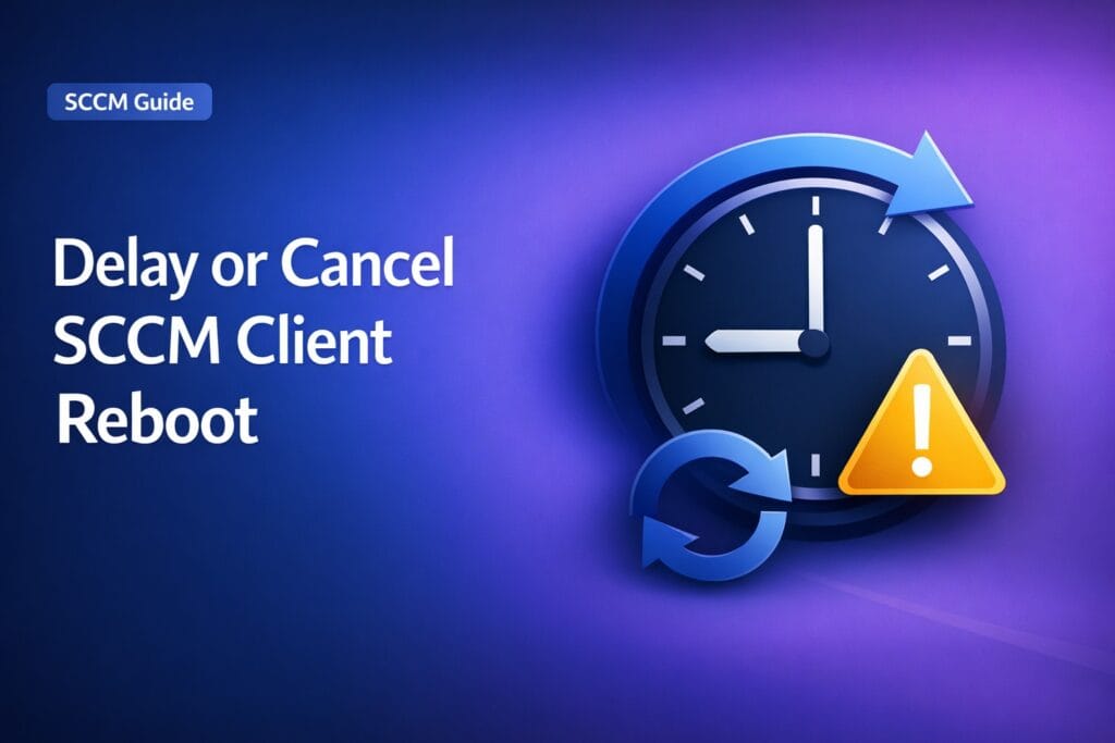 SCCM Reboot